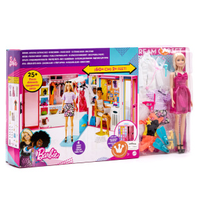 Set Barbie "Garderobă viselor"