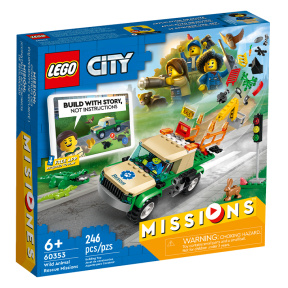 Constructor LEGO City Misiune de salvare a animalelor sălbatice