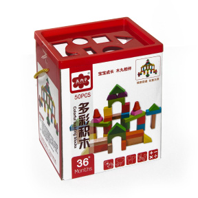 Дерев. конструктор, 50 дет., код 109784