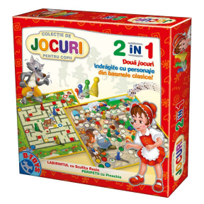 Labirintul cu Scufița Roșie și Peripeții cu Pinocchio, 2 în 1