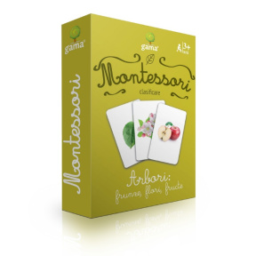 Cărți de joc Montessori — Arbori: frunze, flori, fructe — Gama