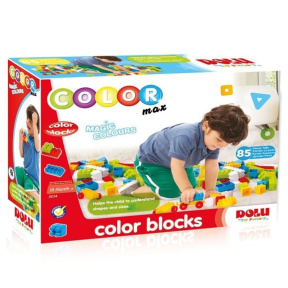 Constructor colorat, 85 piese, Dolu