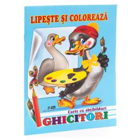 Lipește și colorează. Ghicitori