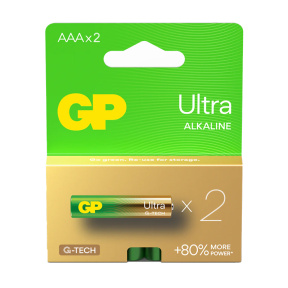Батарейка GP AAA Ultra Alkaline (в блистере 2 шт)