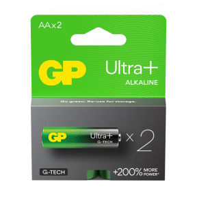 Батарейка GP AA Ultra Plus Alkaline (в блистере 2 шт)
