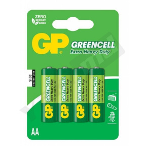 Батарейка GP AA Greencell (в блистере 4 шт)