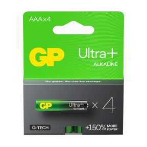Батарейка GP AAA Ultra Plus Alkaline (в блистере 4 шт)