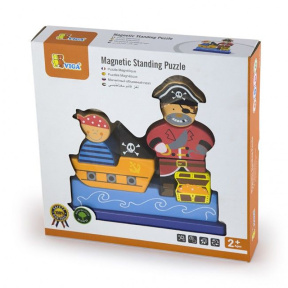 Jucărie magnetică din lemn Toys Pirate
