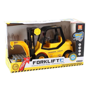 Mașină cu inerție "Forklift Truck" 1:14 (4 butoane - lumina / sunet)