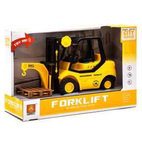 Mașină cu inerție "Forklift w/ 2 cartons"