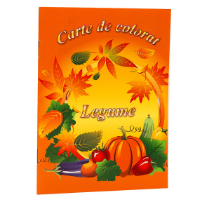 Carte de colorat. Legume