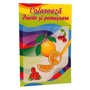 Colorează. Fructe și pomușoare