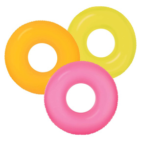 Надувной круг НЕОН, 91см