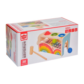 Joc de ciocănit cu xilofon Curcubeu, New World