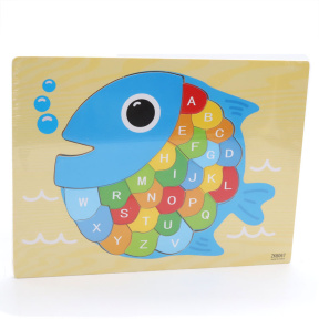 Puzzle din lemn Peştişor, New World