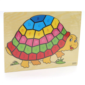 Деревянный пазл "Черепаха", New World