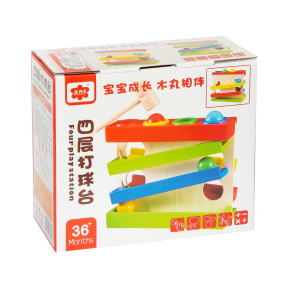 Стучалка деревянная с горкой