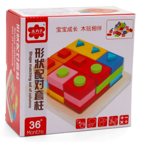 Sorter din lemn "Figurine geometrice"