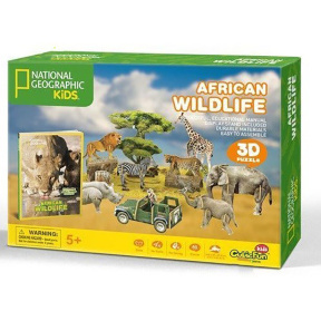 Африканская дикая природа, 3D пазл