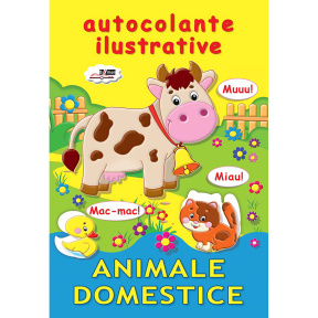 Autocolante ilustratetive. Animale domestice