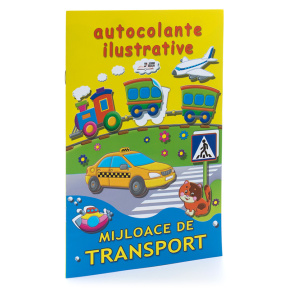 Autocolante ilustrative. Mijloace de transport