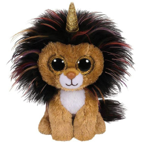 Jucărie de pluş Beanie Boos Leu unicorn Ramsey 15 cm TY