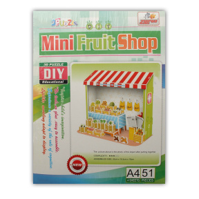 Magazin de fructe, 3D puzzle