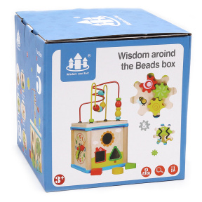 Cub educativ multifuncțional din lemn