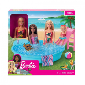 Barbie. Set de joacă "Distracţie la bazin"