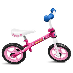 Bicicletă fără pedale cu 2 roţi Minnie Mouse