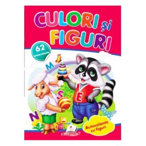 Activități distractive. Culori și figuri. 62 autocolante