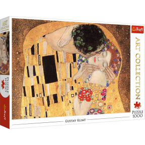 "Sărutul", Gustav Klimt, 1000 elemente