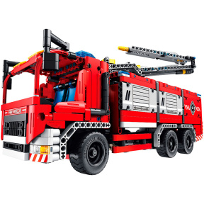 Setul de construcții 2în1: Mașină de pompieri