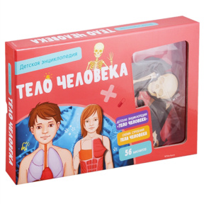 Тело человека. Интерактивная детская энциклопедия с магнитами