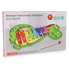 Xilofon din lemn Dinozaur