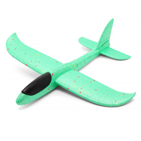Avion planor, verde
