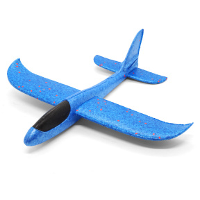 Метательный самолет, синий