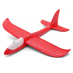 Avion planor (line LED), roșu