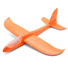 Avion planor, led, portocaliu