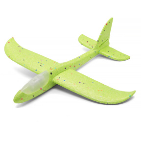 Avion planor, led, verde deschis