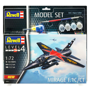 Kit de asamblare Avion de interceptare Dassault Mirage F-1C/CT, Revell