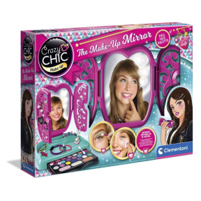 Set de machiaj "Make-up Mirror" Crazy Chic Clementoni