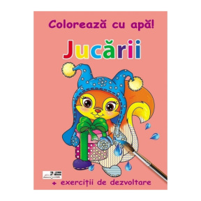 Colorează cu apă! Jucării + exerciții de dezvoltare