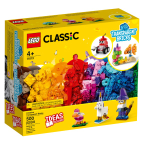 Constructor LEGO Classic Cărămizi transparente creative