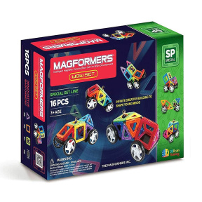 Constructor magnetic Magformers "Wow" 16 elemente