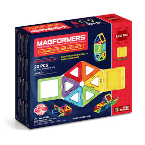 Constructor magnetic Magformers "Window Plus" 20 elemente