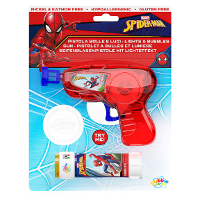 Pistol mediu pentru baloane de săpun Spider-Man