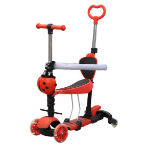 Самокат детский 5в1 (красный)