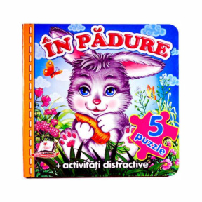 Carte cu puzzle. În pădure