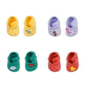 Crocs pentru păpușă Baby Born cu broșe, în asortiment